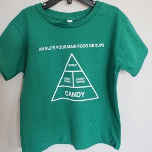 'An Elf's 4 Main Food Groups' Tee